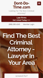 Mobile Screenshot of dont-do-time.com