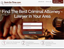 Tablet Screenshot of dont-do-time.com